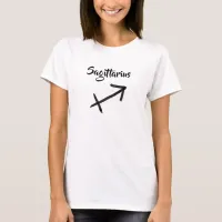 Horoscope Sign Sagittarius Astrology bow and arrow T-Shirt