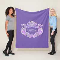 Romantic,Feminine,Personalized  Fleece Blanket