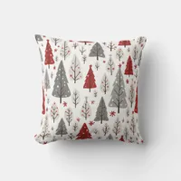 Christmas Trees  Throw Pillow