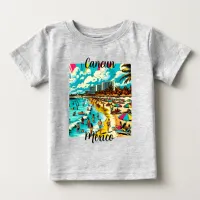 Cancun, Mexico with a Pop Art Vibe Baby T-Shirt