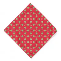 Christmas Holiday Charm Pattern 03 -  Bandana