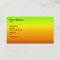 Spectrum of Horizontal Colors -3 Business Card