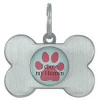 Paw  pet ID tag