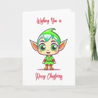 Wishing You a Merry Christmas and Happy New Year Card