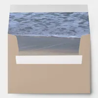 Sand Seafoam Beach Envelope