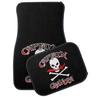 Captain Grandpa Car Floor Mat