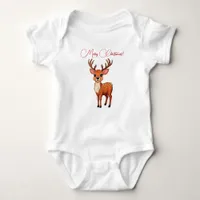 Ho-Ho-Ho! It's a Reindeer Baby! Baby Bodysuit