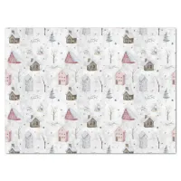 Cozy Home Christmas Pink ID985 Tissue Paper