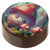 Cute toadstools in the forest - custom party  chocolate covered oreo