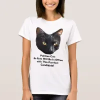 Politics Cat No Rats Will Be In Office T-Shirt