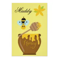 Honey Pot Honeybee Nursery Kids Wall Art Print