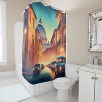 Majestic Rome: Vatican Shower Curtain Design