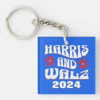 Harris & Walz Retro Keychain