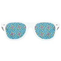 Abstract Floral Retro Sunglasses