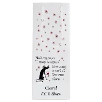Nothing Says I Mean Business Funny Wine Gift Bag