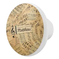 Pieces of Vintage Music ID389 Ceramic Knob