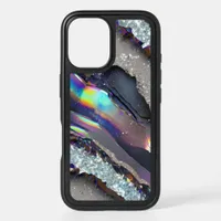 Iridescent Geode Crystal iPhone 16 Case