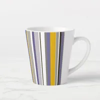 Modern New Season Stripes Latte Mug