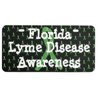 Florida Lyme Disease Awareness Front License Plate