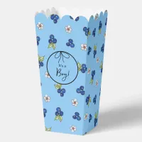 Blueberry Berry Sweet Baby Shower Hand Drawn Favor Boxes