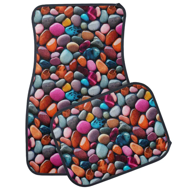 Colorful Stones Car Floor Mat