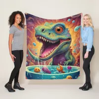 Baby shower Dino-Mite  Fleece Blanket