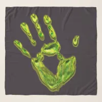 Glowing Ghoul Handprint Scarf