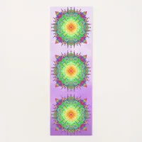 Rainbow Mandala Yoga Mat