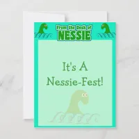 From the desk of Nessie! Note Card