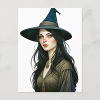 Witch Postcard