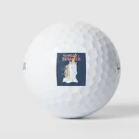 Summer Unicorn Golf Balls