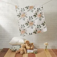 Floral Pattern Baby Blanket