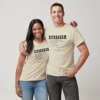 Divorgasm Definition Funny Divorce Party T-Shirt