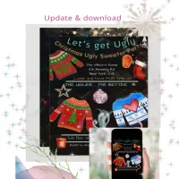 Cute Ugly Sweater Party Invitation