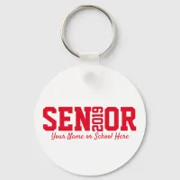 Senior Graduation Block Letter Class of 2019 Keychain