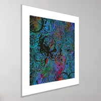 Modern Gold Foil Abstract Art Foil Prints