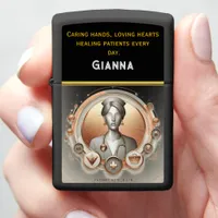 A Nurse Practitioner Advocating for Patient Care Zippo Lighter