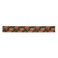 Vintage Jack O Lanterns Satin Ribbon