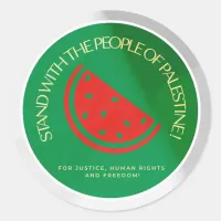 Stand with the People of Palestine! Sticker