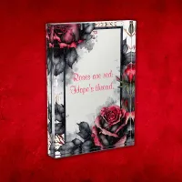 Roses are Red, Hope's Thread - Monogrammed | Photo Block