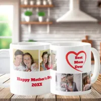 Text and Photo Collage Coffee Mug for Mother's Day