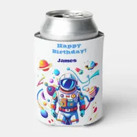 Colorful Astronaut and Univers in Bold Colors Can Cooler