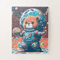 Astro Bear Basketballer Jigsaw Puzzle