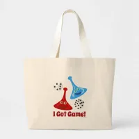 I Got Game Large Tote Bag