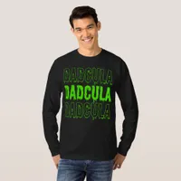 Funny Dadcula Halloween Men's Long Sleeve T-Shirt