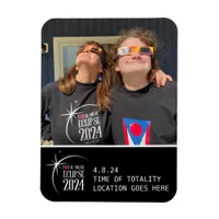 Total Solar Eclipse 2024 Commemorative Magnet