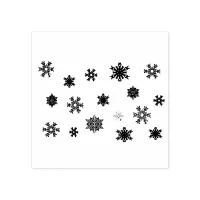 Little Winter Snowflakes Stamp