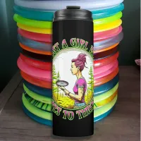 Just a Girl Who Likes to Throw | Disc Golf  Thermal Tumbler