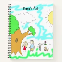 Add your Child's Artwork to this Notebook