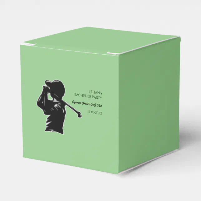 Golfer Bachelor Party Golfing trip Classic Stylish Favor Boxes